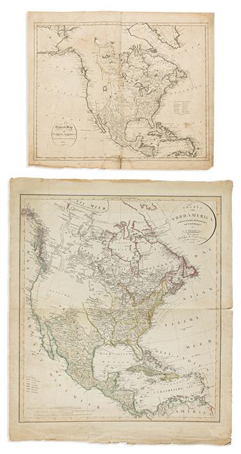 (NORTH AMERICA.) Group of 4 late-eighteenth/early-nineteenth-century engraved maps.